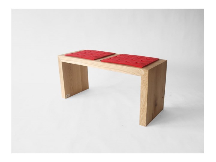 CLASSIC ławka z litego drewna, polski design Materiał nóżek Drewno
