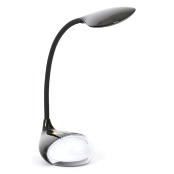 Lampka biurkowa LED z funkcją zmieniającej kolor lampki nocnej | czarny