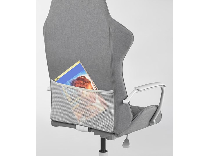 IKEA UTESPELARE / HELMER Biurko, krzesło i komoda, Jasnoszary szary/biały, Minimalna wysokość: 68 cm Kategoria Zestawy mebli do sypialni