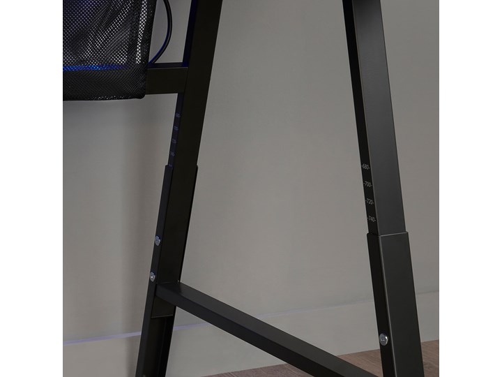 IKEA UTESPELARE / MATCHSPEL Biurko gamingowe i krzesło, Czarny, Maksymalna wysokość siedziska: 59 cm Kategoria Zestawy mebli do sypialni