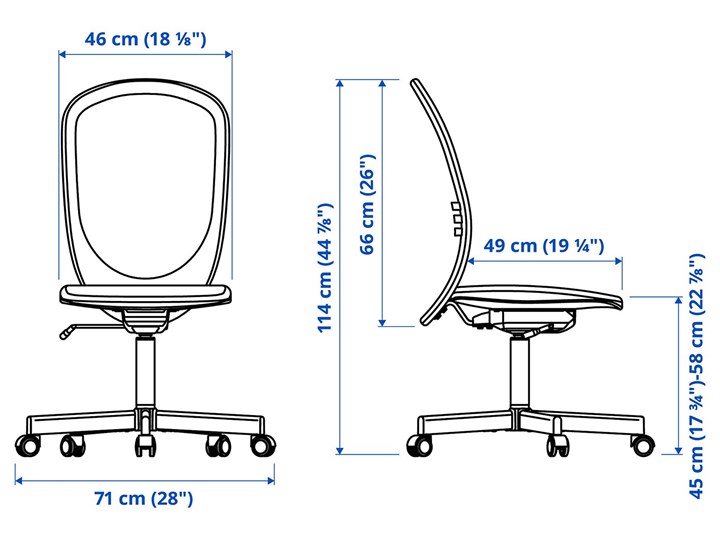 IKEA TROTTEN/FLINTAN / EKENABBEN Kombinacja biurko/szafka, i krzesło obrotowe beżowy/biały Kategoria Zestawy mebli do sypialni