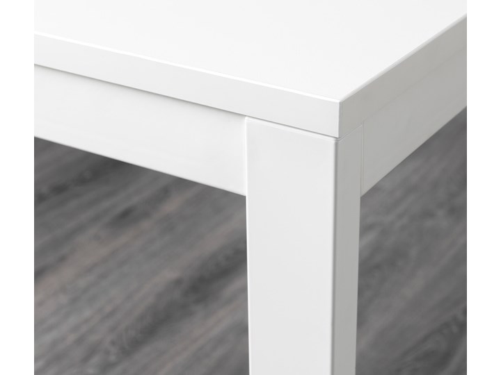 IKEA VANGSTA / KÄTTIL Stół i 4 krzesła, biały/Knisa jasnoszary, 120/180 cm Liczba krzeseł 6 krzeseł