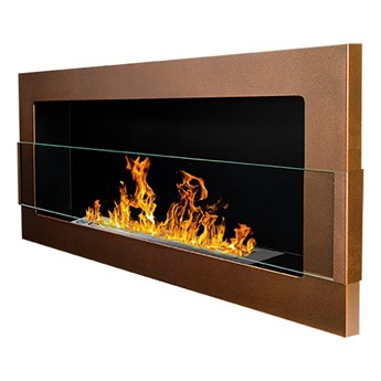 SELSEY Biokominek Astralis 90x40 cm z certyfikatem TÜV Brąz strukturalny