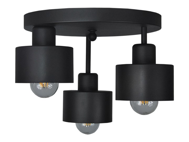 Lampa sufitowa czarna, reflektor OME3030SC trzypunktowa E27 Metal Funkcje Brak dodatkowych funkcji Kategoria Lampy sufitowe