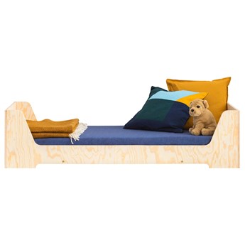 SELSEY Łóżko drewniane dla dziecka Kyori na nóżkach minimalistyczne