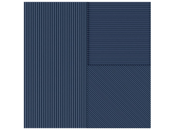 Lins Navy 20x20 płytka trójwymiarowa Kategoria Płytki Płytki ścienne 20x20 cm Gres Płytki podłogowe Powierzchnia Matowa