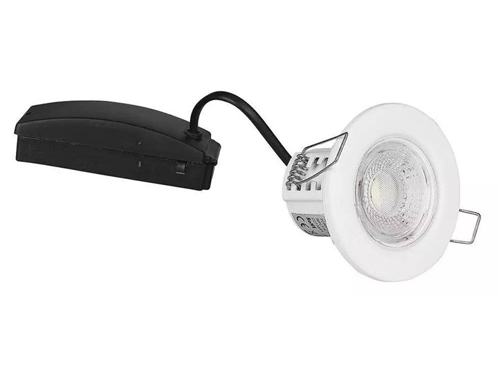 Oczko LED SAMSUNG CHIP 5W Hermetyczne IP65 Ściemnialne Białe VT-885 6400K 500lm 5 Lat Gwarancji Okrągłe Oprawa led Kolor Biały