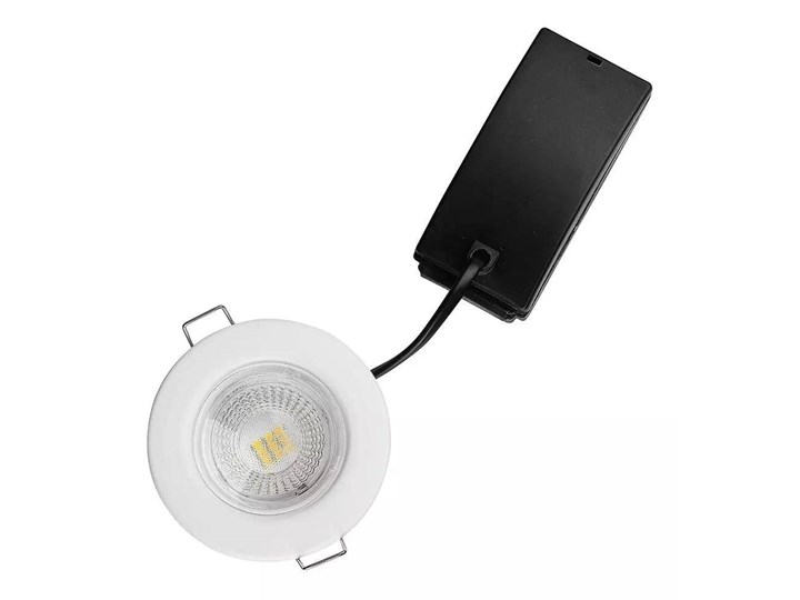 Oczko LED SAMSUNG CHIP 5W Hermetyczne IP65 Ściemnialne Białe VT-885 6400K 500lm 5 Lat Gwarancji Okrągłe Oprawa led Kolor Biały