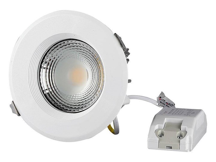 Oprawa V-TAC 20W LED COB Downlight VT-2625 3000K 1700lm Oprawa stropowa Oprawa led Kategoria Oprawy oświetleniowe