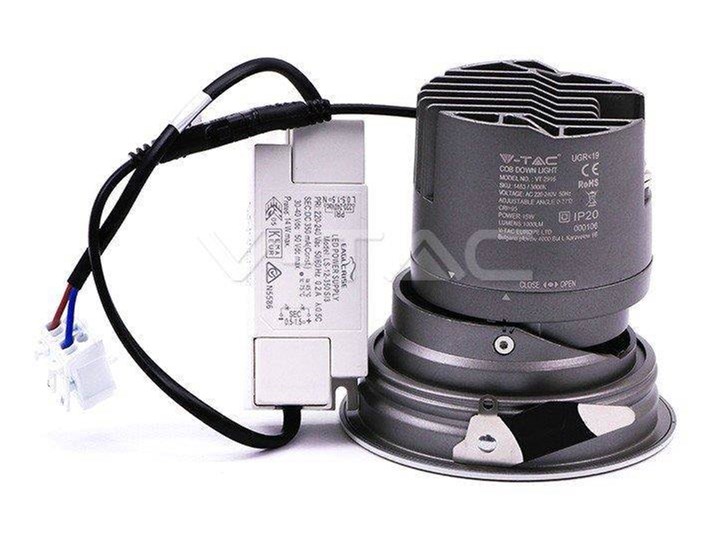 Oprawa LED Downlight V-TAC 15W COB CREE CRI95+ UGR19 24st VT-2916 4000K 1000lm 5 Lat Gwarancji Okrągłe Oprawa stropowa Kategoria Oprawy oświetleniowe