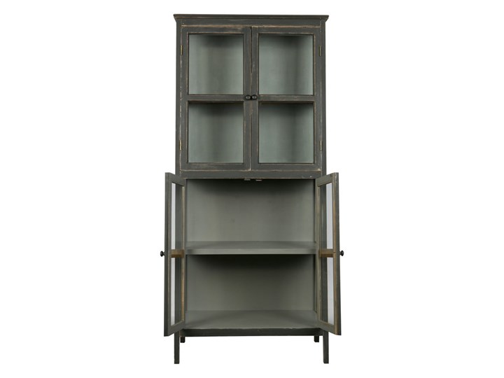 Witryna BePureHome Herritage Drewno Styl Skandynawski Płyta meblowa Szerokość 79 cm Szkło Płyta laminowana Sosna Wysokość 173 cm Płyta MDF Kategoria Witryny