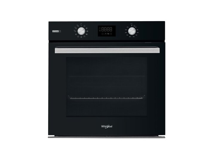 Piekarnik WHIRLPOOL OAS KP8V1SW BLG Elektryczny parowy Czarne szkło A+ Parowe Kolor Czarny Kategoria Piekarniki