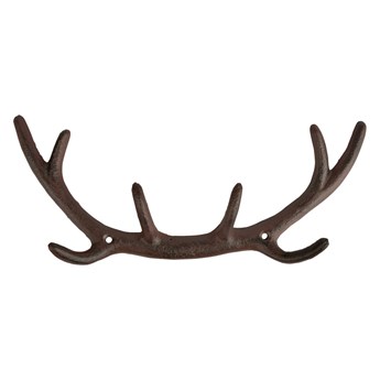 Żeliwny wieszak ścienny Esschert Design Antlers