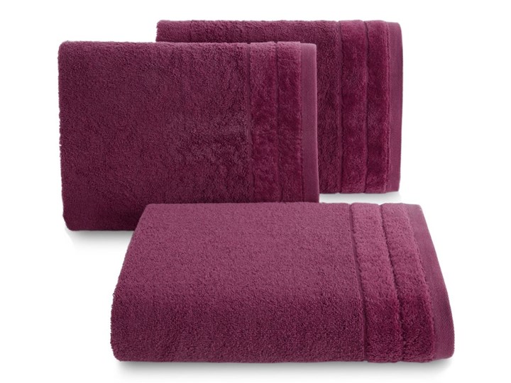 Ręcznik bawełniany R127-17 50x90 cm Bawełna Kategoria Ręczniki 30x50 cm Kolor Fioletowy