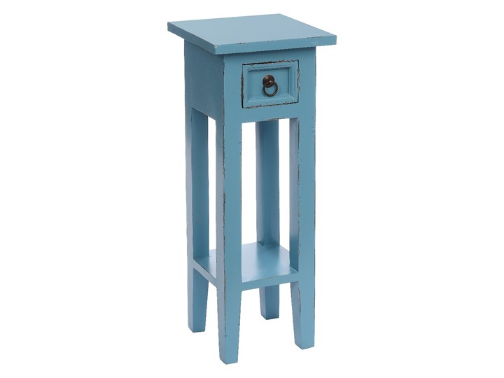 Stolik Orkney 25x25x67cm Drewno Styl Vintage