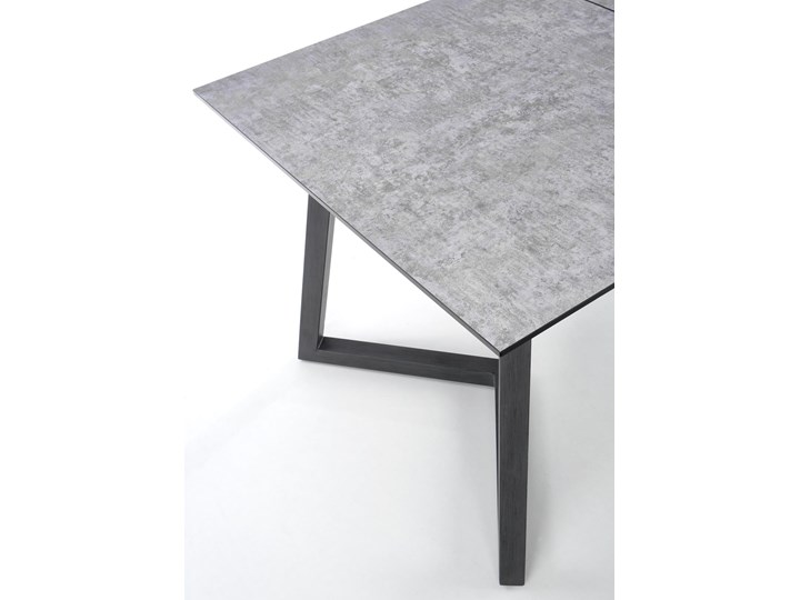 Rozkładany stół do nowoczesnej jadalni Tiziano Beton Szerokość 160 cm Długość 210 cm Stal Wysokość 60 cm Płyta MDF Długość 160 cm Długość 90 cm Szkło Metal Pomieszczenie Stoły do jadalni