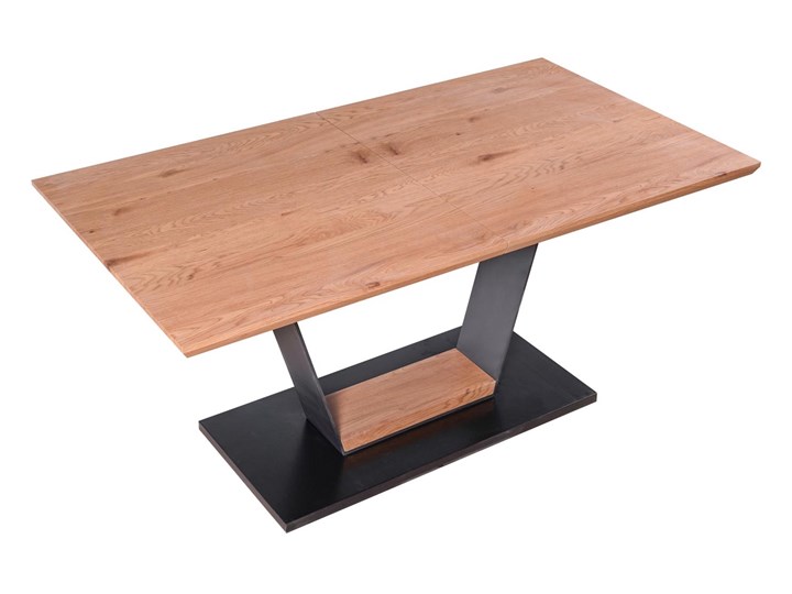 Rozkładany stół z blatem w kolorze drewna Urbano Długość 220 cm Wysokość 60 cm Szerokość 90 cm Długość 160 cm Płyta MDF Styl Nowoczesny Szerokość 160 cm Długość 90 cm Drewno Kategoria Stoły kuchenne