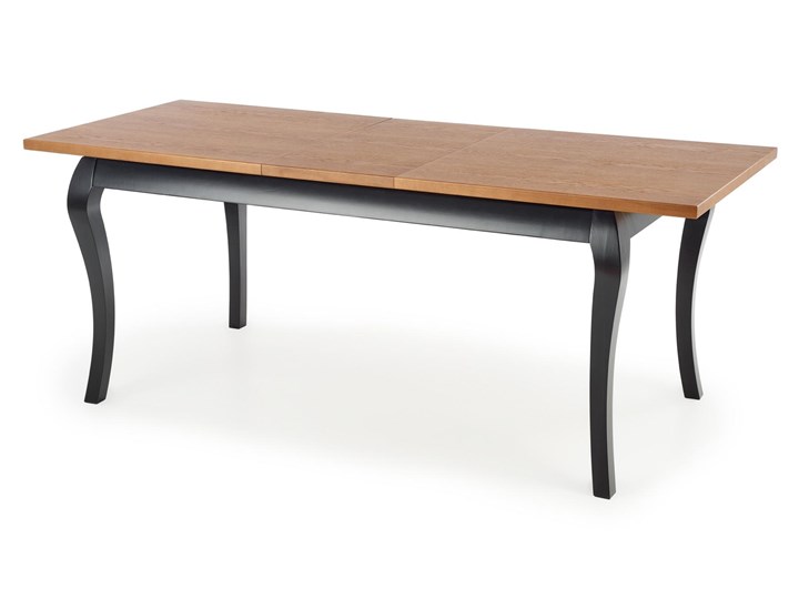 Drewniany stół retro z rozkładanym blatem Windsor Wysokość 76 cm Drewno Długość(n) 160 cm