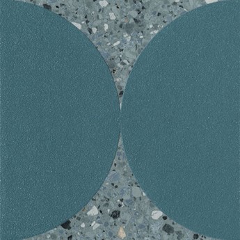 TUBĄDZIN MACIEJ ZIEŃ FUNKY BLUE 3 DEKOR GRESOWY 19,8X19,8