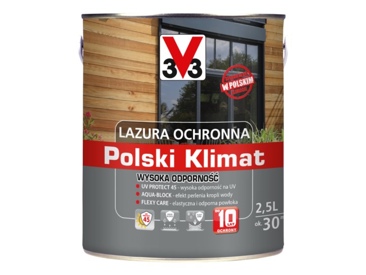 Lazura V33 Polski Klimat 10 lat Bezbarwny 5L