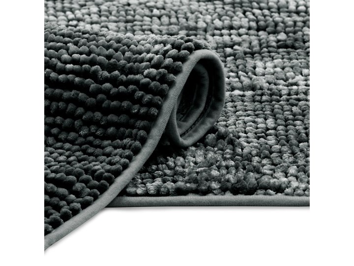 Ciemnoszary dywanik łazienkowy AmeliaHome Bati, 50x70 cm Prostokątny Poliester Kategoria Dywaniki łazienkowe