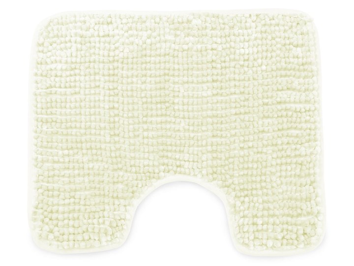 Zestaw 2 białych dywaników łazienkowych AmeliaHome Bati Prostokątny 50x80 cm Poliester Kategoria Dywaniki łazienkowe