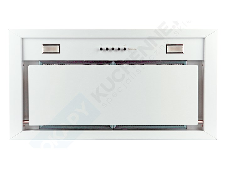 Okap do zabudowy FALMEC Built-in Vetro 70 biały (600m3/h) Poziom hałasu 49 dB Okap podszafkowy Sterowanie Elektroniczne