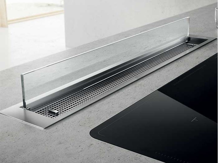 Okap blatowy ELICA SEE YOU IX/A/90 INOX Okap do zabudowy Szerokość 84,5 cm Sterowanie Elektroniczne