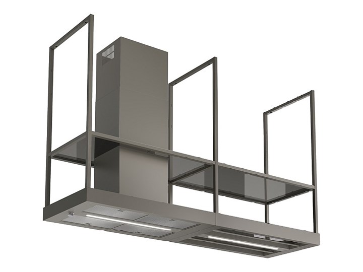Okap wyspowy Faber T-SHELF EV8 TITANIUM MATT Kategoria Okapy Kolor Szary