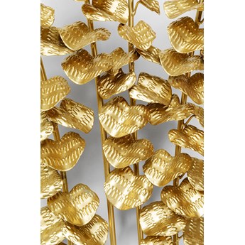 Wieszak ścienny metalowy złoty 74x79 cm