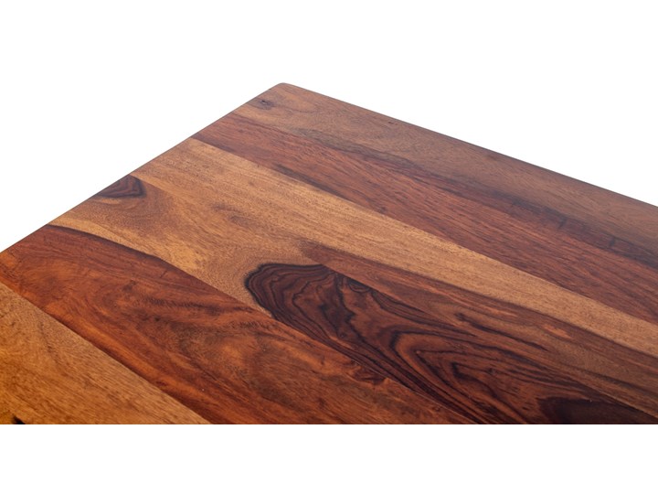 Stół Brooklyn 160x80 cm sheesham ciemnobrązowy Drewno Styl Tradycyjny
