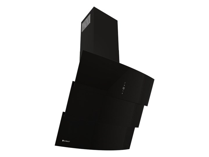 Okap przyścienny GLOBALO Vintio 60.2 Black Kolor Czarny Szerokość 60 cm Okap kominowy Okap sufitowy Poziom hałasu 51 dB