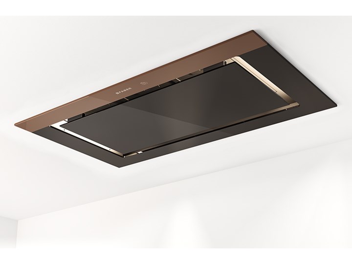 Okap sufitowy FABER C-AIR KL 90 BK/Brass Sterowanie Elektroniczne