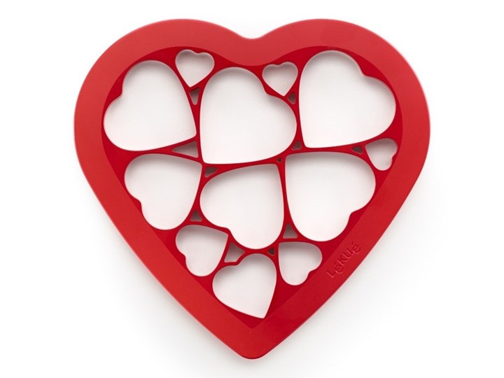 Lekue - Forma do wykrawania ciastek PUZZLE HEARTS