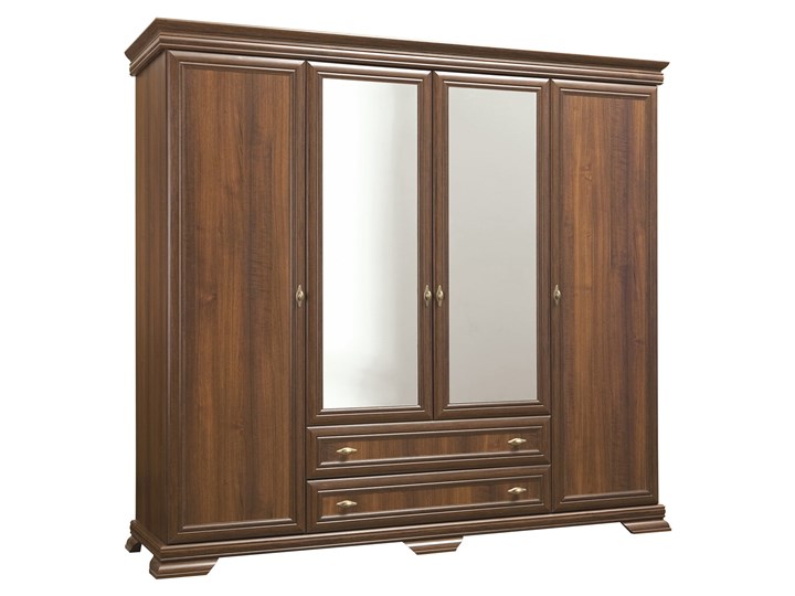 Szafa Kora - Kolor: Brązowy 208x210x62 Głębokość 62 cm Szerokość 208 cm Płyta MDF Drewno Kategoria Szafy do garderoby Wysokość 210 cm Pomieszczenie Sypialnia