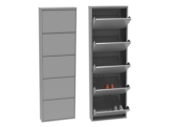 Szafka na obuwie Home Flash 54x168x15 Na buty Stal Metal Styl Nowoczesny