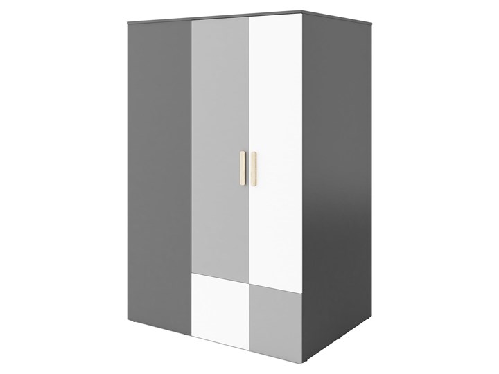 Szafa Narożna Prawa Pok 130x193x93 Płyta MDF Styl Nowoczesny Płyta laminowana Pomieszczenie Pokój nastolatka