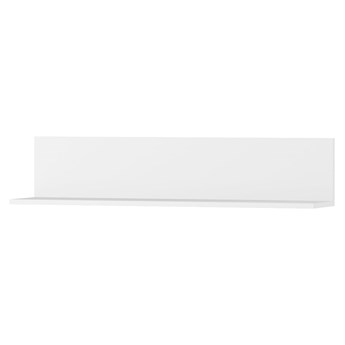 Półka Selene - Kolor: Biały/Biały Połysk 100x21x22