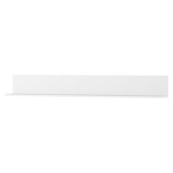 Półka Selene - Kolor: Biały/Biały Połysk 165x21x22