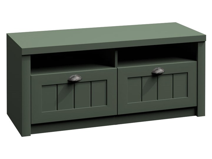 Ławka Prowansja - Kolor: Zielony 110x48.6x43 Styl Prowansalski