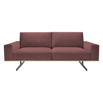 Sofa 2-osobowa Spazio - Kolor: Różowy 162x86x92