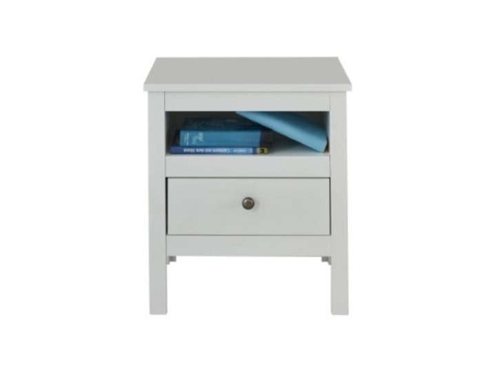 Szafka nocna Ole 47x52x35 Drewno Płyta laminowana Płyta MDF Płyta meblowa Metal Typ Nocne Tworzywo sztuczne Kategoria Szafki i regały