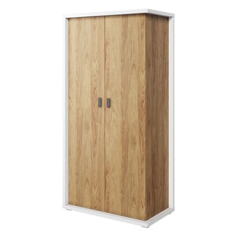 Pojemna szafa z drzwiami od pokoju młodzieżowego Simi 100x200x55