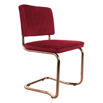 Krzesło czerwone Diamond Kink 48x85x48
