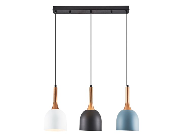 Lampa wisząca industrialna ozcan kuchnia jadalnia 5027-3AS mix Metal Lampa inspirowana Kolor