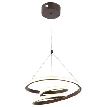 Nowoczesna lampa wisząca brązowa LUCEA BENESSE 80460-01-P01-CF salon sypialnia jadalnia lampa