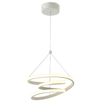 Nowoczesna lampa wisząca biała LUCEA BENESSE 80460-01-P01-WT salon sypialnia jadalnia lampa