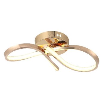 Elegancka złota lampa sufitowa plafon lucea ORNES 80440-01-CS1-FG led salon sypialnia kuchnia, jadalnia przedpokój