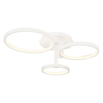 Biała lampa led plafon ledowy ozcan 5636-3a salon kuchnia łazienka