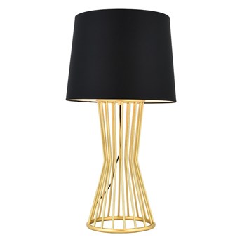 Lampa stolikowa biurkowa z abażurem avonni  hml-9073-1bsasalon  sypialnia  jadalnia